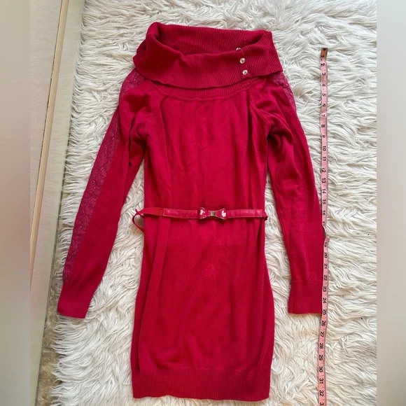 Candie’s sweater dress. Pink. Previously loved. Size XL - Picture 5 of 5